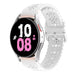 Samsung Galaxy Watch 5 44mm Silicone Strap Patterned (White)