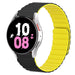 Correa magnética de silicona fijación perfecta Samsung Galaxy Watch 5 44mm (negro/amarillo)