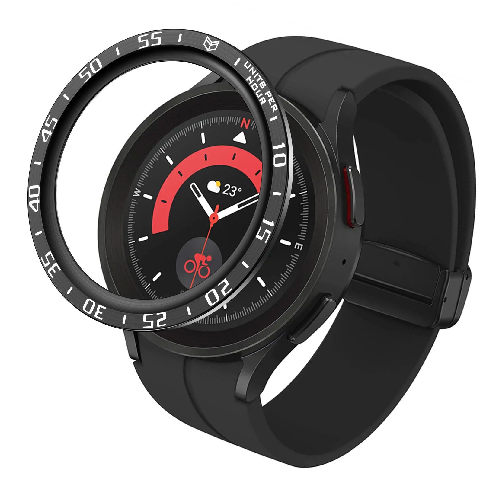 Samsung Galaxy Watch Pro bisel anillo tiempo (negro) - Main Image