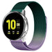 Correa milanesa Samsung Galaxy Watch Active (2) (morada/verde)