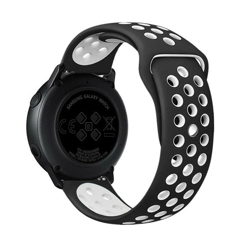 Suunto 9 Peak Pro Sport Strap (Black/White)