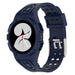 Correa silicona con marco Samsung Galaxy Watch 4 40mm (azul oscuro)