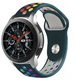 Correa deportiva Samsung Galaxy Watch 46mm (verde oscuro/arcoíris)