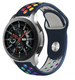 Correa deportiva Samsung Galaxy Watch 46mm (azul oscuro/arcoíris)