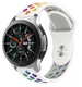 Correa deportiva Samsung Galaxy Watch 46mm (blanca/arcoíris)