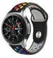 Correa deportiva Samsung Galaxy Watch 46mm (negra/arcoíris)