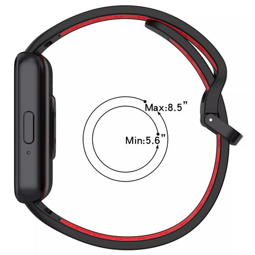 Correa deportiva Samsung Galaxy Fit 3 (negra/rojo)