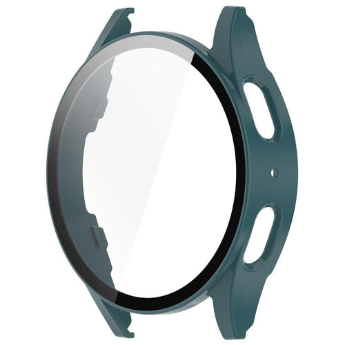 Funda rígida con vidrio Samsung Galaxy Watch 7 44mm (verde pino)