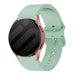 Samsung Galaxy Watch 6 - 40mm Buckled Silicone Strap (Light Green)