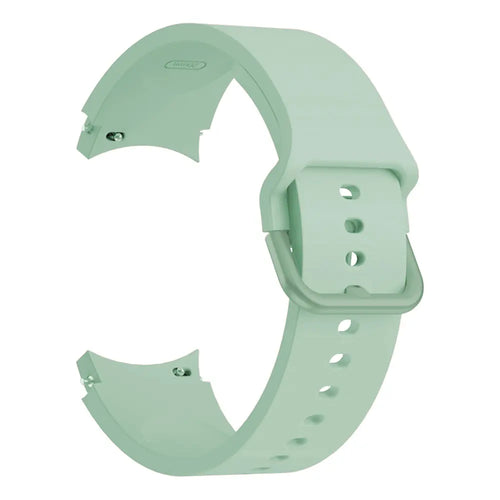 Samsung Galaxy Watch 6 - 40mm Buckled Silicone Strap (Light Green)
