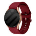 Samsung Galaxy Watch 5 Pro Buckled Silicone Strap (Wine Red)