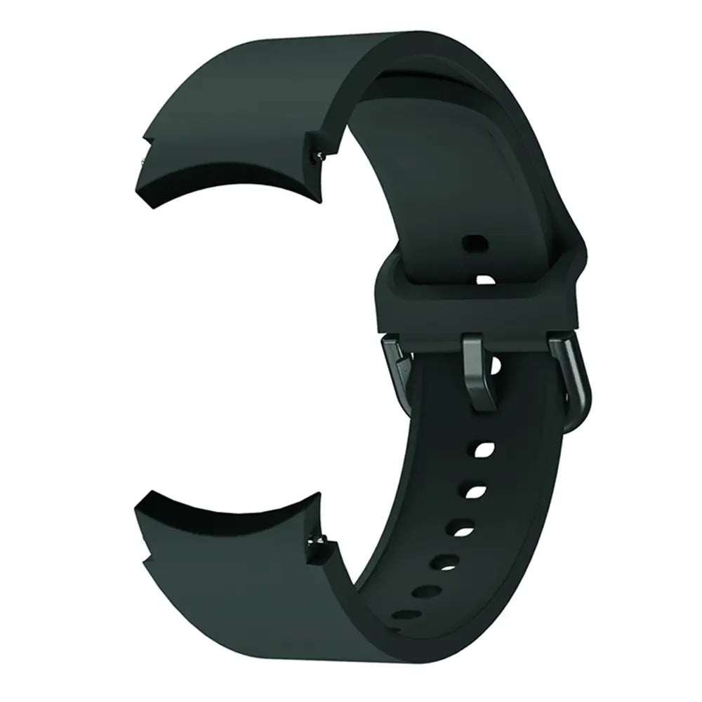 Samsung Galaxy Watch 6 Classic - 47mm Buckled Silicone Strap (Dark Green)