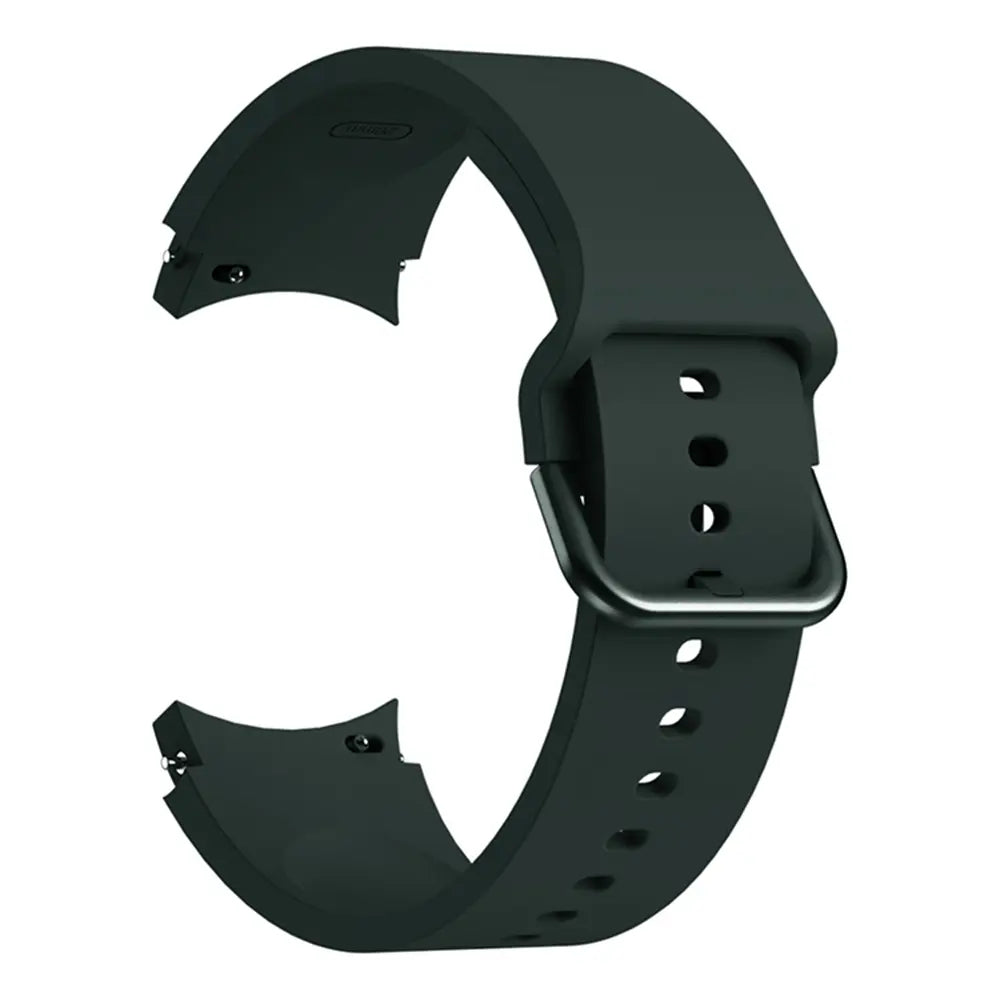 Samsung Galaxy Watch 6 Classic - 47mm Buckled Silicone Strap (Dark Green)