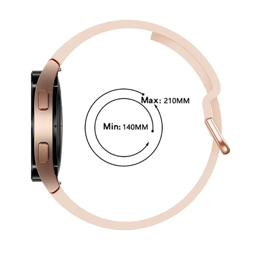Correa silicona hebilla Samsung Galaxy Watch 6 - 40mm (rosa arena)
