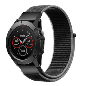 Correa nylon Garmin Quatix 8 Pro - 47mm (carbón)