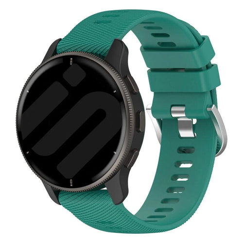 Correa silicona Garmin Vivoactive 6 (verde pino)