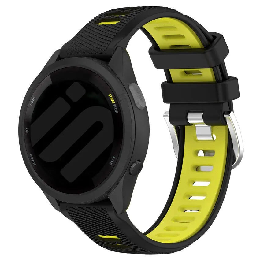 Correa deportivo con hebilla Coros Pace Pro (negro/amarillo)