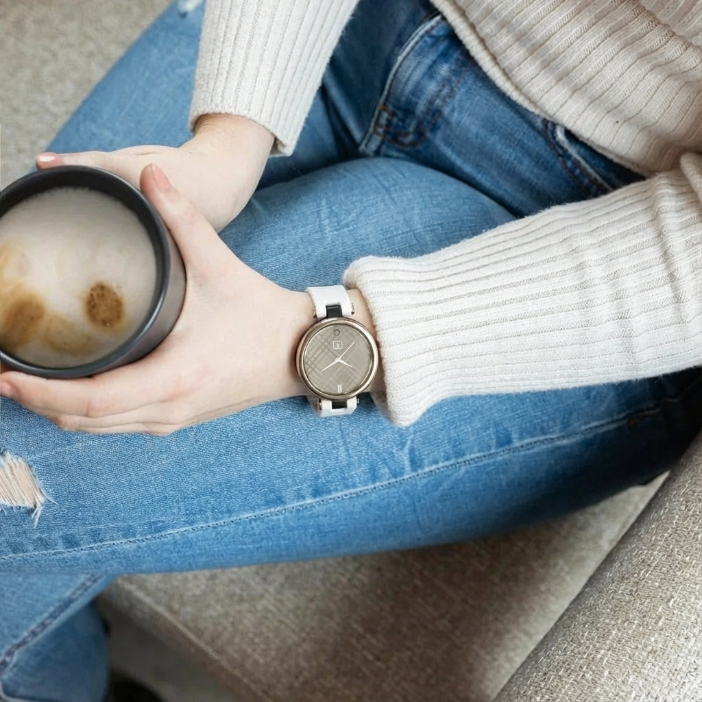 Garmin Lily Silicone Strap (White)