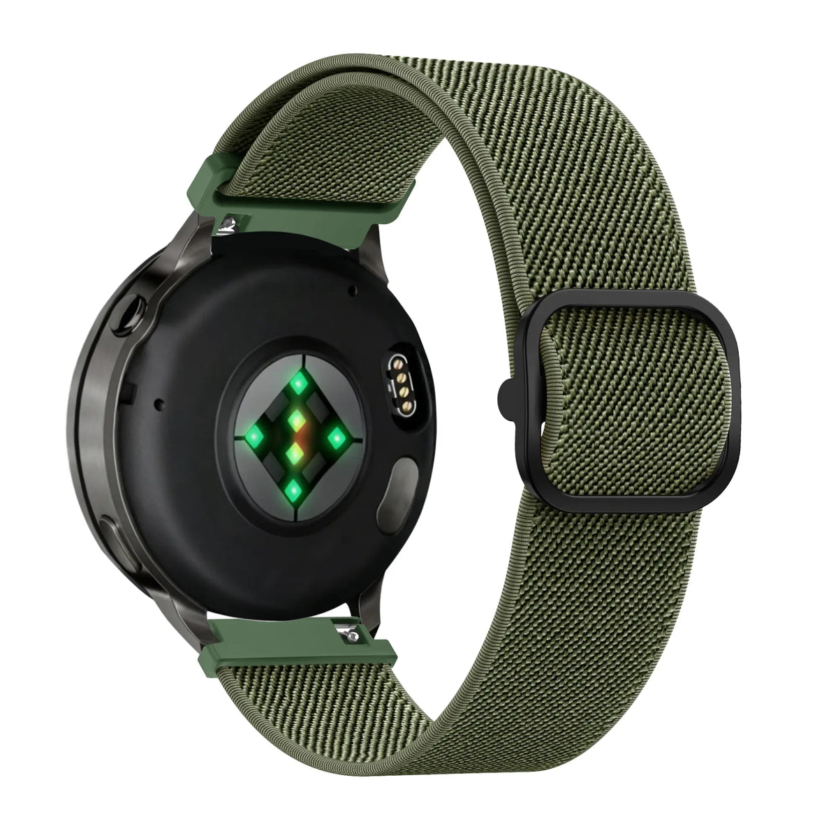 Bandz Garmin Bounce 2 Elastic Strap (Army Green)