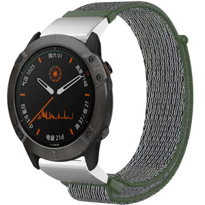 garmin-fenix-5-6-nylon-band-groen