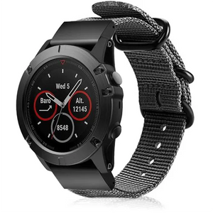 Garmin Forerunner 745 Nylon Strap with Buckle (Grey)