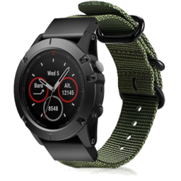 Correa nylon con hebilla Garmin Instinct E - 45mm (verde)