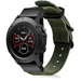 Garmin Quatix 3 / 6x / 7x Solar Buckled Nylon Strap (Green)