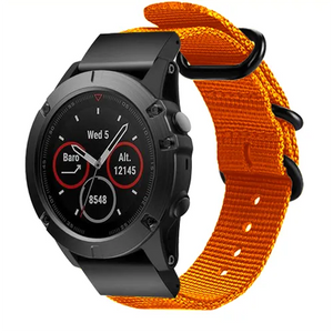 Correa nylon con hebilla Garmin MARQ (naranja)