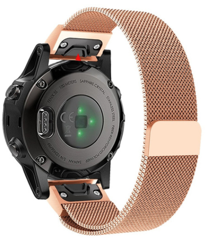 Correa milanesa Garmin Descent Mk3(i) - 43mm (rosa dorado)