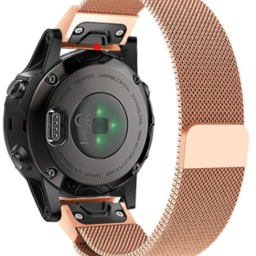 Correa milanesa Garmin Instinct E - 40mm (oro rosa)
