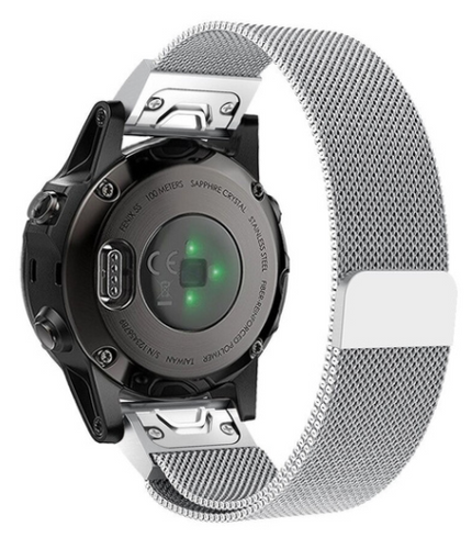 Correa milanesa Garmin Approach S70 - 42mm (plateado)