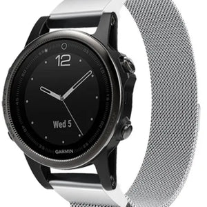 Correa milanesa Garmin Approach S70 - 42mm (plateado)