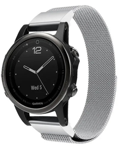 Correa milanesa Garmin Approach S70 - 42mm (plateado)