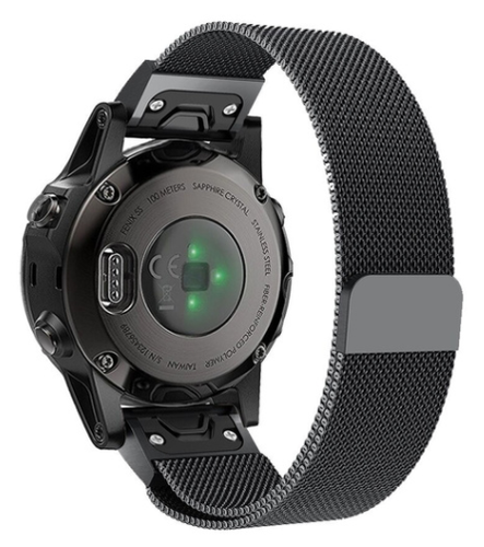 Garmin Descent Mk3(i) - 43mm Milanese Strap (Black)