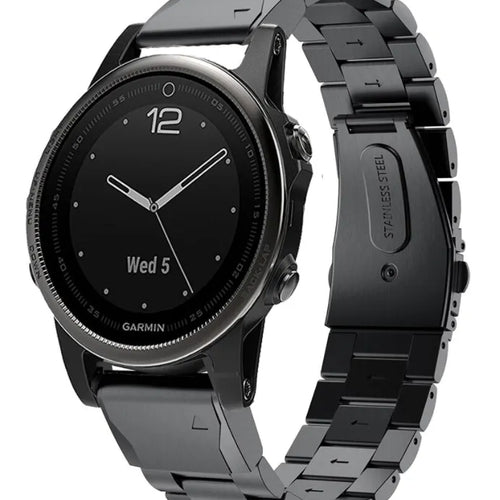 Garmin Descent Mk2S Steel Strap (Black)