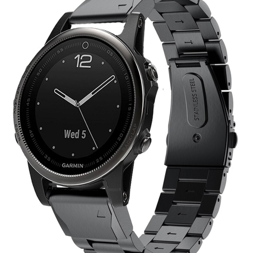 Correa acero Garmin Approach S70 - 42mm (negro)