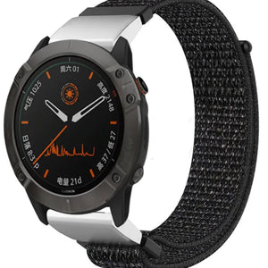 garmin-fenix-5x-6x-nylon-band-zwart