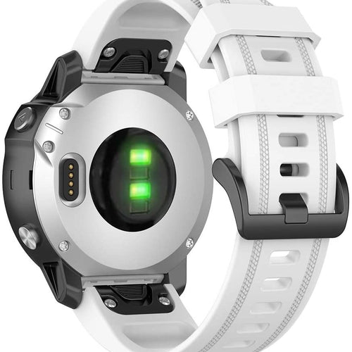 Garmin Descent Mk2S Silicone Strap (White)