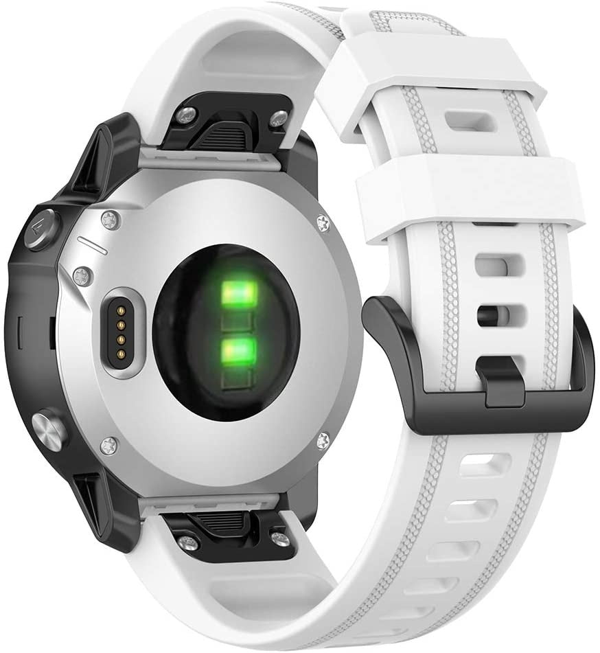 Correa silicona Garmin Descent Mk2S (blanco)