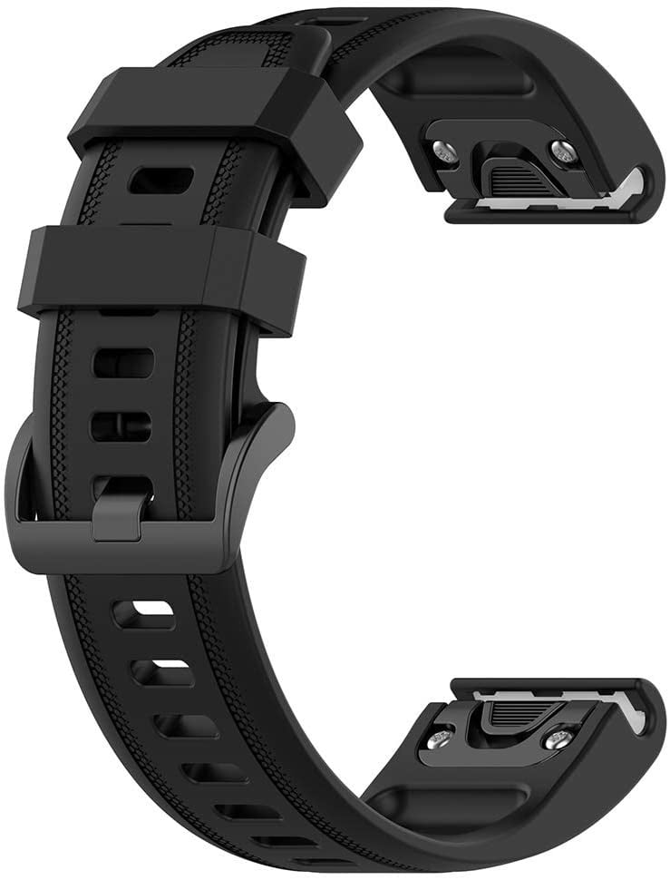 Garmin Descent Mk3(i) - 43mm Silicone Strap (Black)