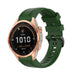 Correa silicona Garmin Fenix 7s (verde ejárcito)