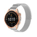Correa milanese Garmin Fenix 7s (plateada)