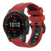 Correa deportiva Garmin Fenix 7x (roja/negra)