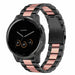 Correa acero Garmin Vivoactive 4s - 40mm (negro/rosa)