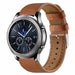 Correa cuero Samsung Gear S3 (marrón apretado)
