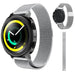 Correa milanese Samsung Gear Sport (plateada)