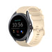 Correa silicona lujo Fossil Gen 5e 44mm (beige)