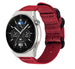 Correa nylon con hebilla Huawei Watch GT 3 Pro 46mm (rojo)