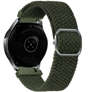 Correa reloj nylon tejida 22mm - universal (verde)