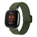 Correa nylon tejido Fitbit Sense (verde)